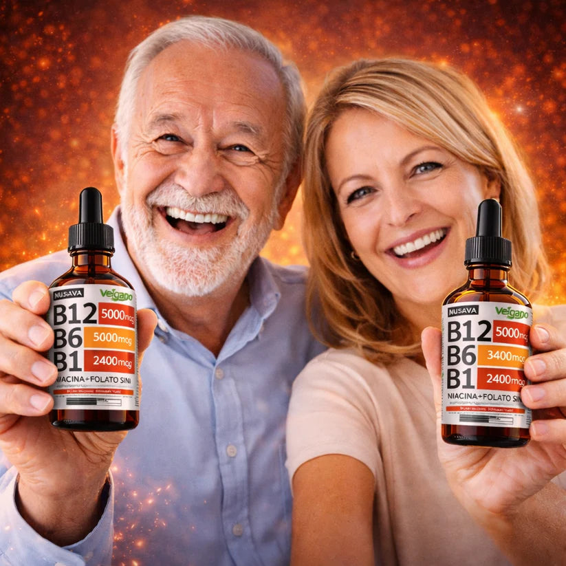 ⚡🧠 Vitaminas B12 + B6 + B1 Líquidas | Más Energía, Enfoque y Bienestar Diario 🍃💪