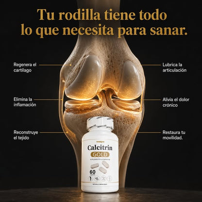 🦴✨Calcitrin Gold | Fortalece Tus Huesos y Articulaciones para Volver a Moverte Sin Límites🦴✨