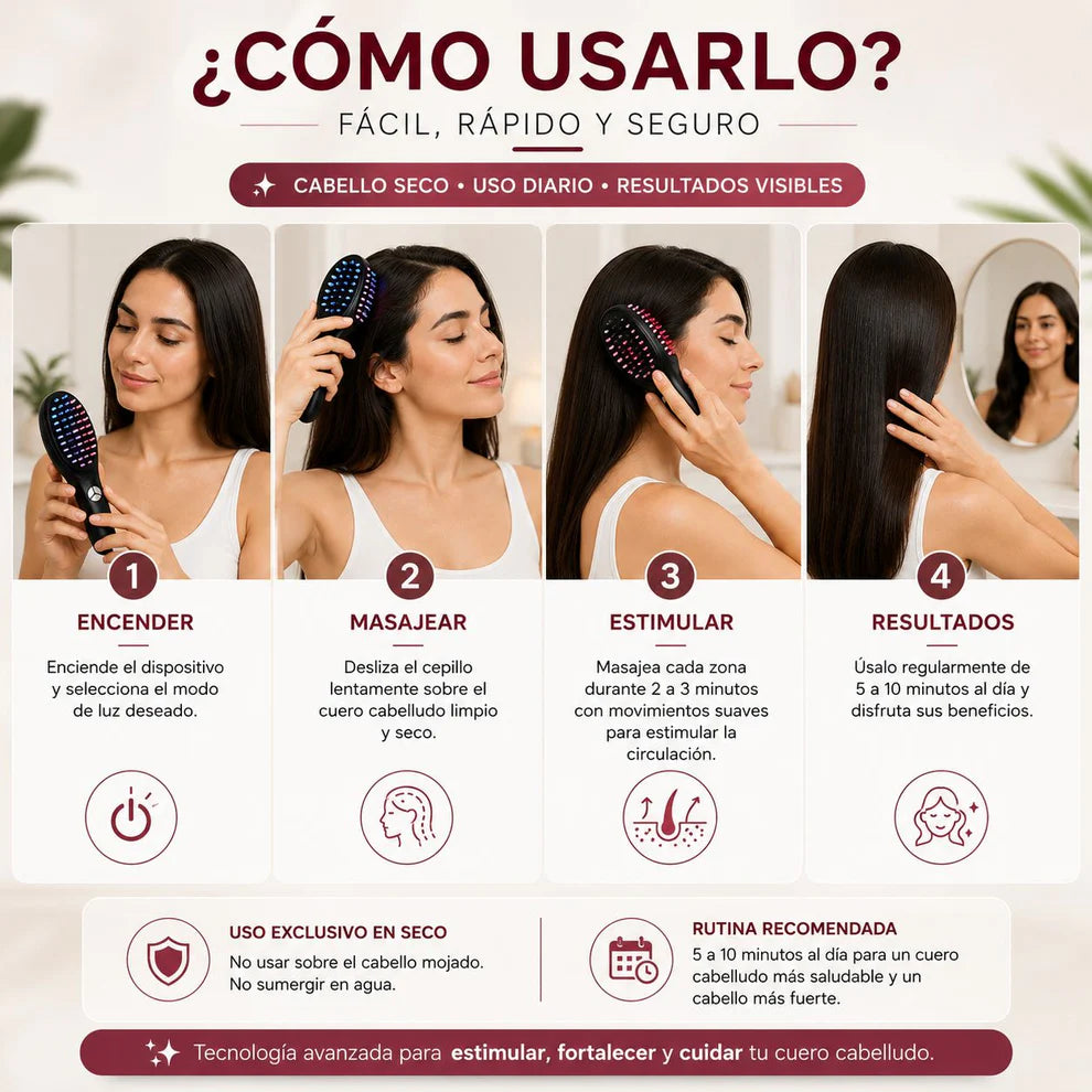 ✨ Cabello Liso, Brillante y Sin Frizz 💁‍♀️ | Ayuda a Reducir la Caída por Quiebre y Cuida tu Cuero Cabelludo 🌿