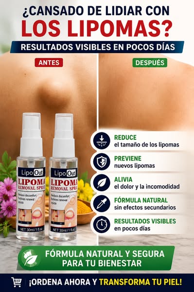 🔥🎁Llévate 2 Spray Para Lipoma Por El Precio de 1, Dale a Tu Piel El Cuidado Que Necesita. 🔥🎁