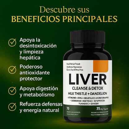 🫀✨ Menos Toxinas, Más Energía: Cuida Tu Hígado Todos Los Días Con Liver Cleanse 🌿⚡