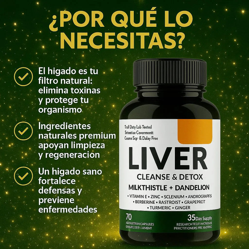 🫀✨ Menos Toxinas, Más Energía: Cuida Tu Hígado Todos Los Días Con Liver Cleanse 🌿⚡
